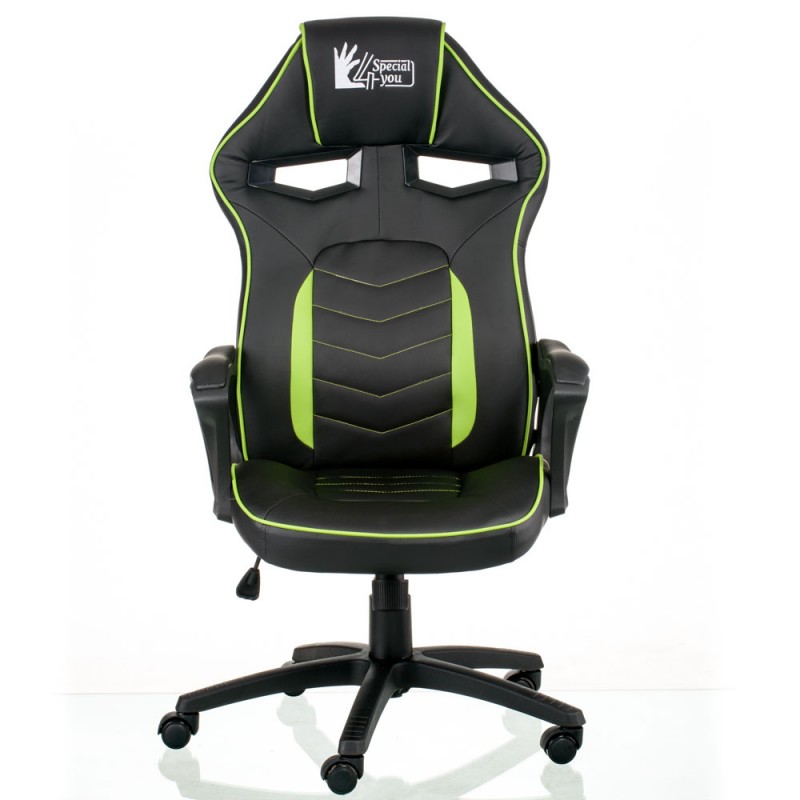 Кресло Nitro Black_Green1
