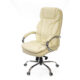 Кресло офисное Аклас Тироль CH MB (Кожа LC-F Beige)